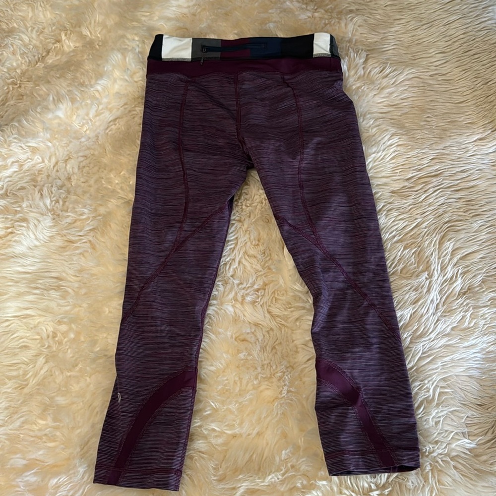 Lululemon speed crop size 4